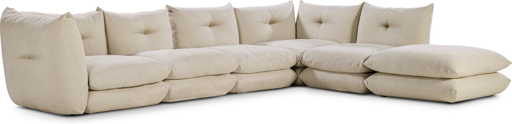 Perron Pillo Sofa: Modular Pillow Comfort for Unmatched Relaxation