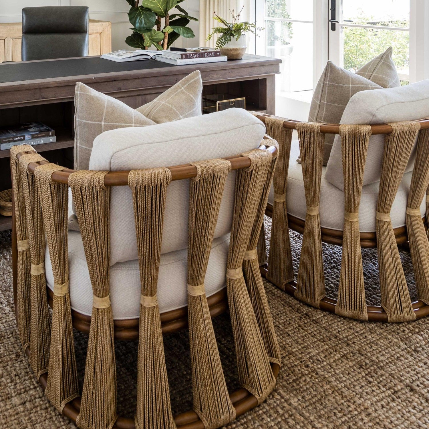 Coastal Lounge Chair by Vintara Design | Handcrafted Elegance