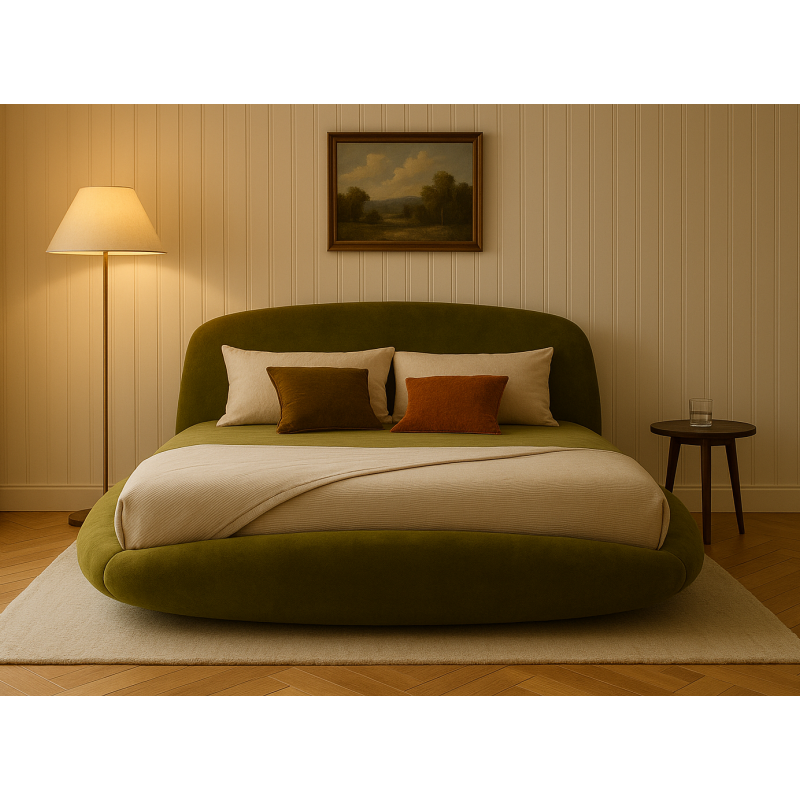 Sculptural Bed CALISSON by Maurice Barilone | Modern French Luxury