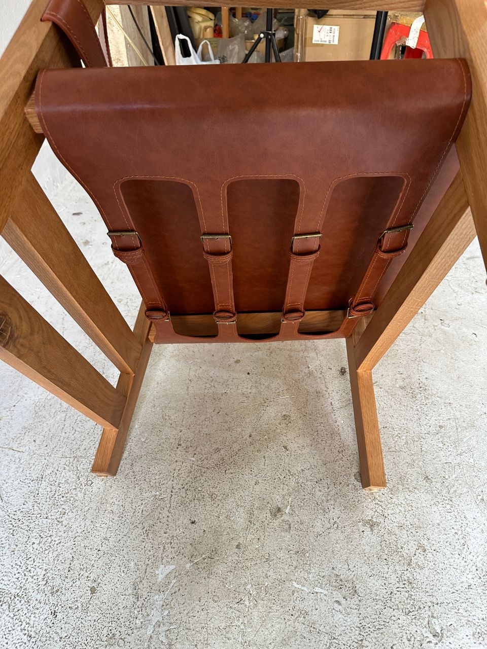 The Spanish Chair | Børge Mogensen Replica | Solid Wood& Saddle Leather Lounge Chair