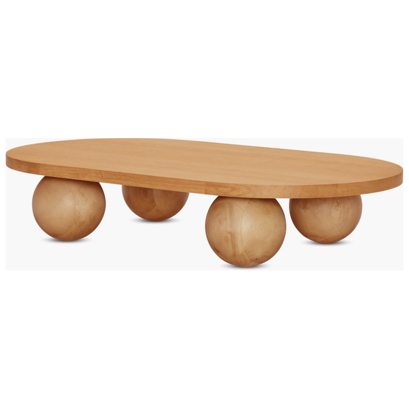 Yoko Coffee Table - Japanese Minimalist Sculptural Wood