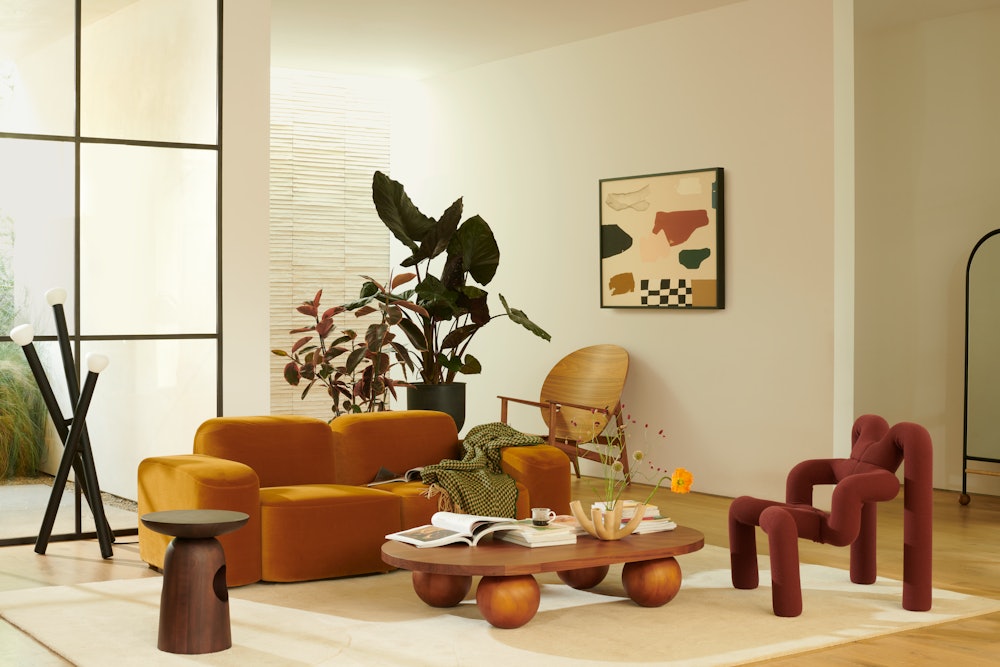 Yoko Coffee Table - Japanese Minimalist Sculptural Wood