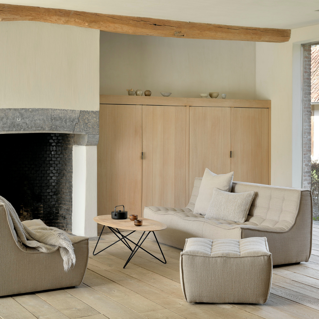 Sleek N701 three-seater sofa, ideal for both large and small modern living rooms.