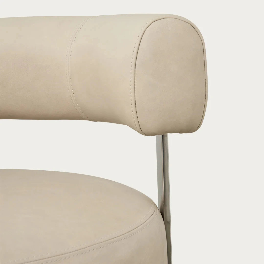 75×75×72cm Cylindrical Backrest Elba Chair
