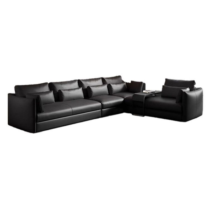 Convertible Modern Black Sofa by LitFad
