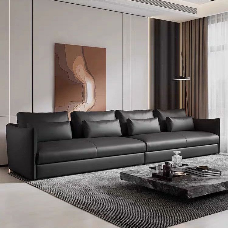 Convertible Modern Black Sofa by LitFad