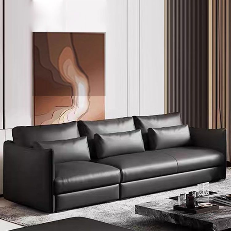 Convertible Modern Black Sofa by LitFad