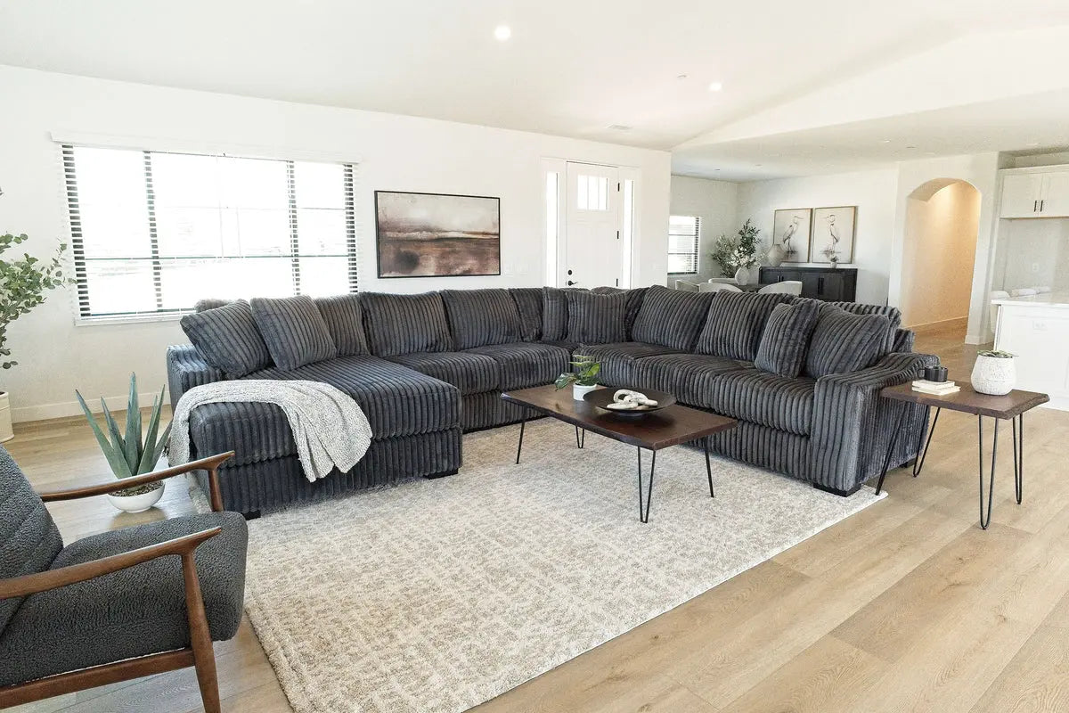 Casper Corduroy Sectional Sofa