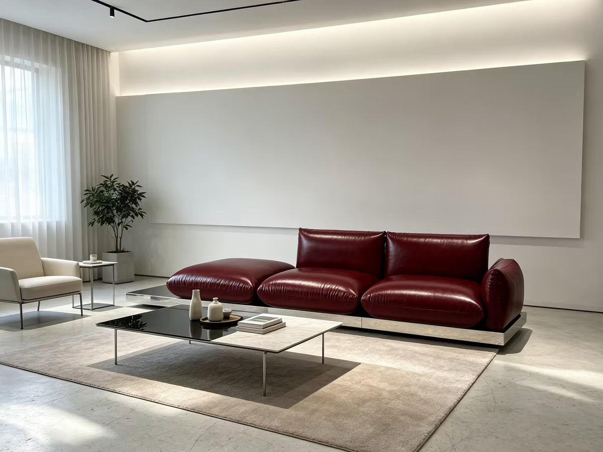 Le Mura Modular Leather Sofa