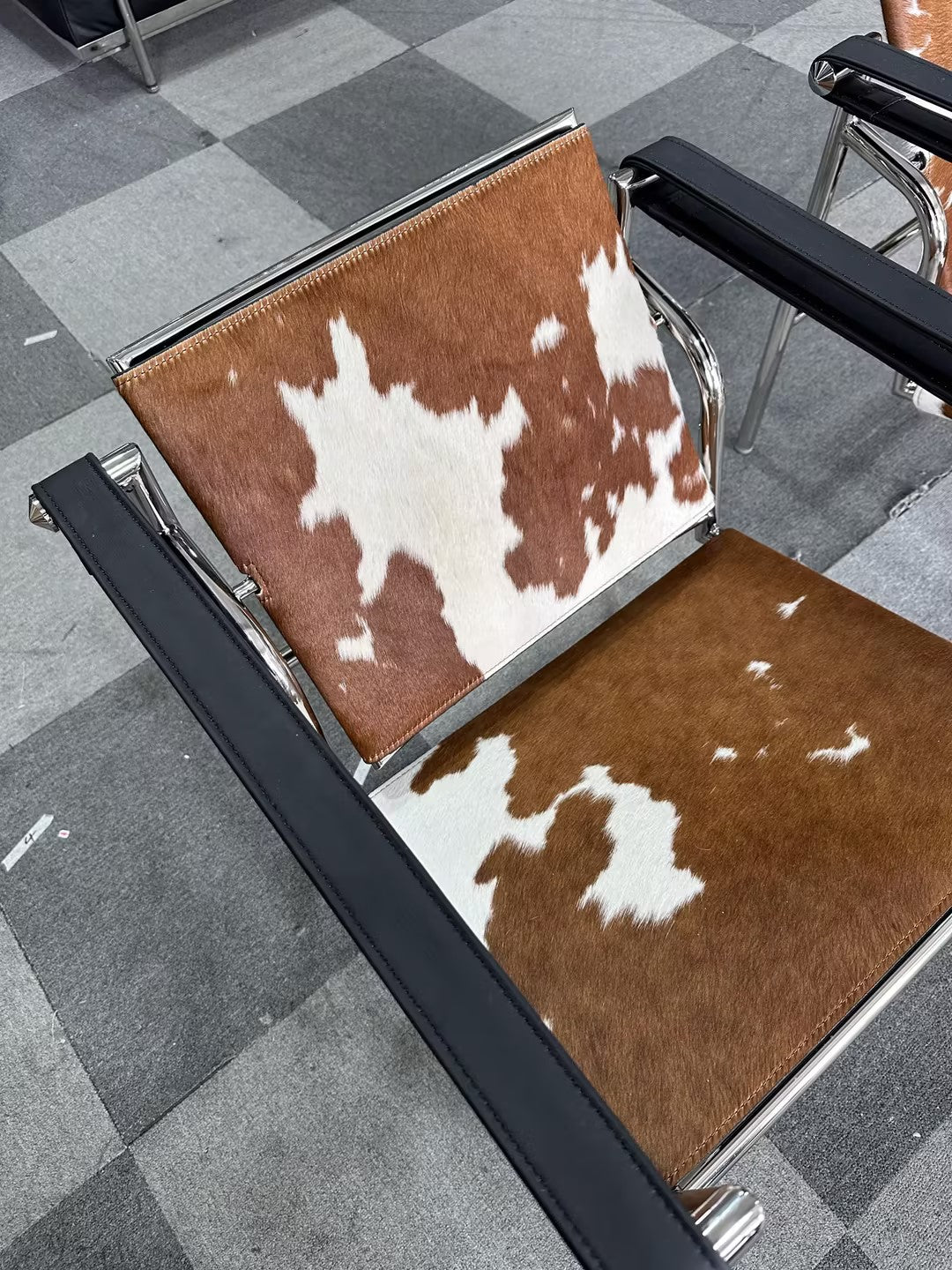 Wassily Chair | Iconic Bauhaus Tubular Metal & Cowhide Armchair