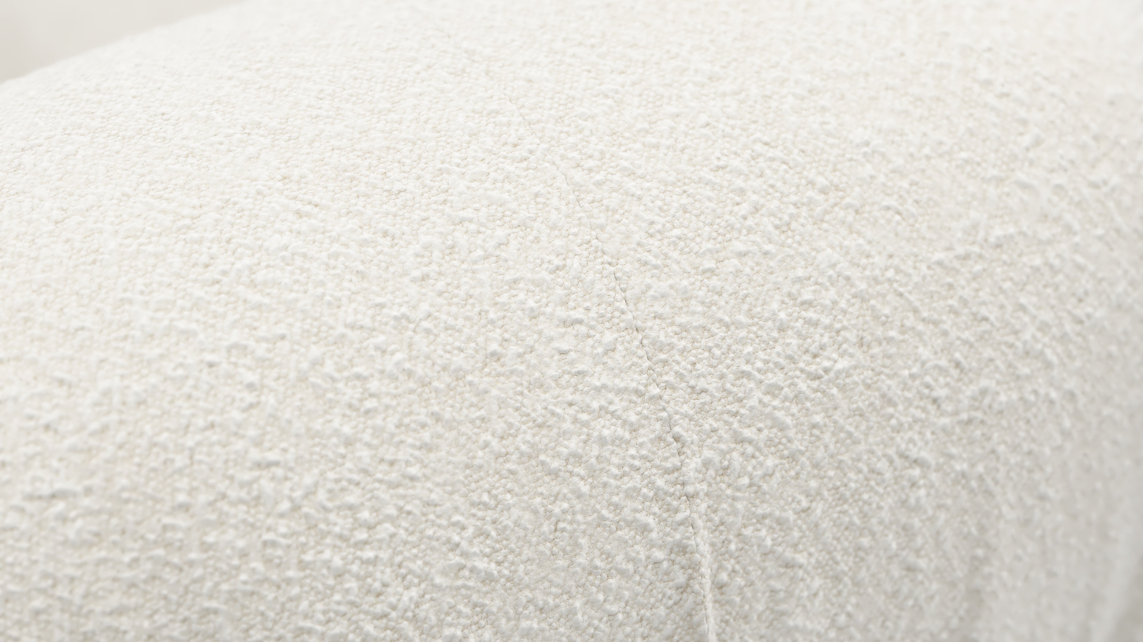 Mario Bellini Sofa Right Chaise, White Boucle
