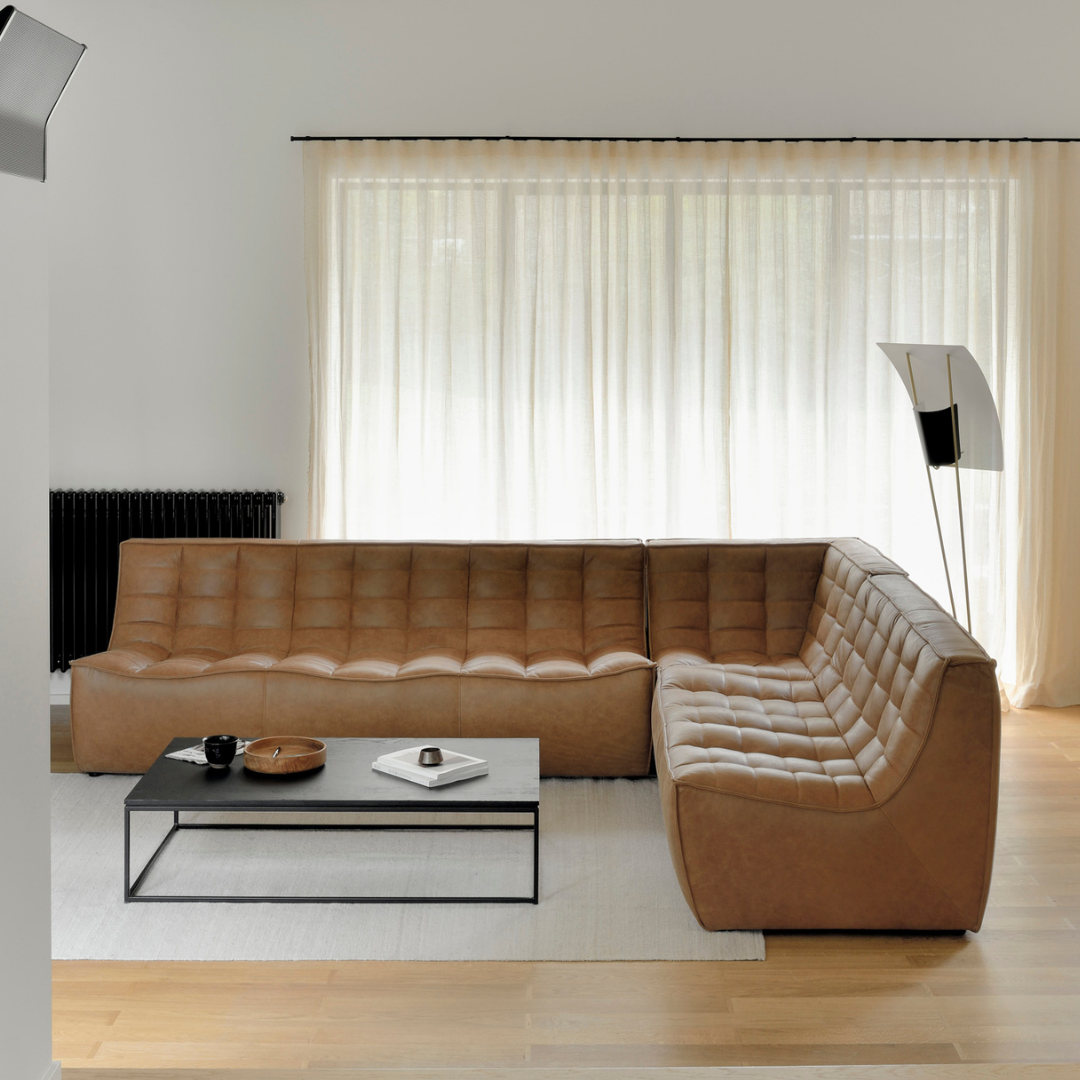 Functional N701 sectional sofa couch, combining style with practical living solutions.