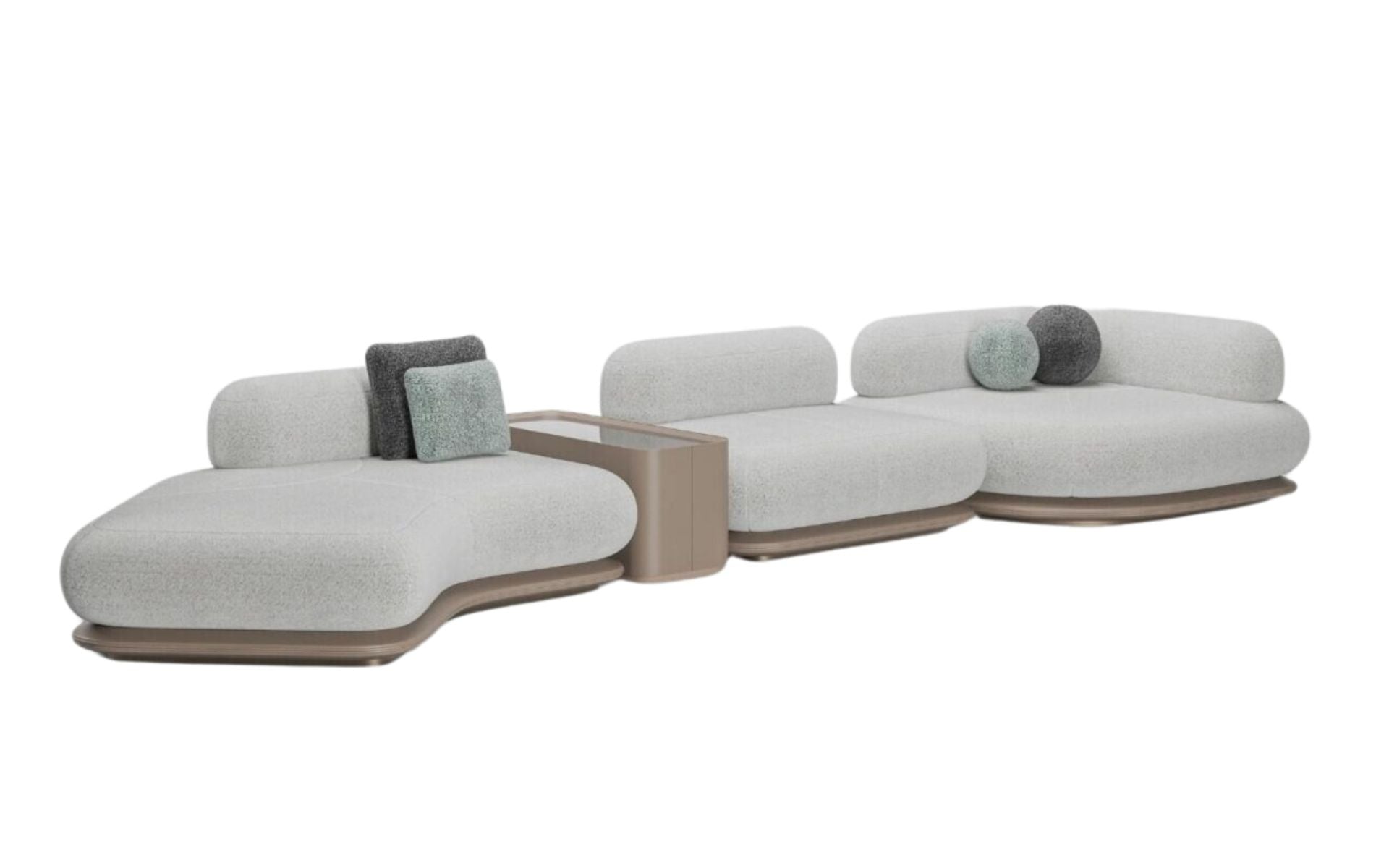 Lena Sofa - Modern Luxury Coastal Chic Lounge