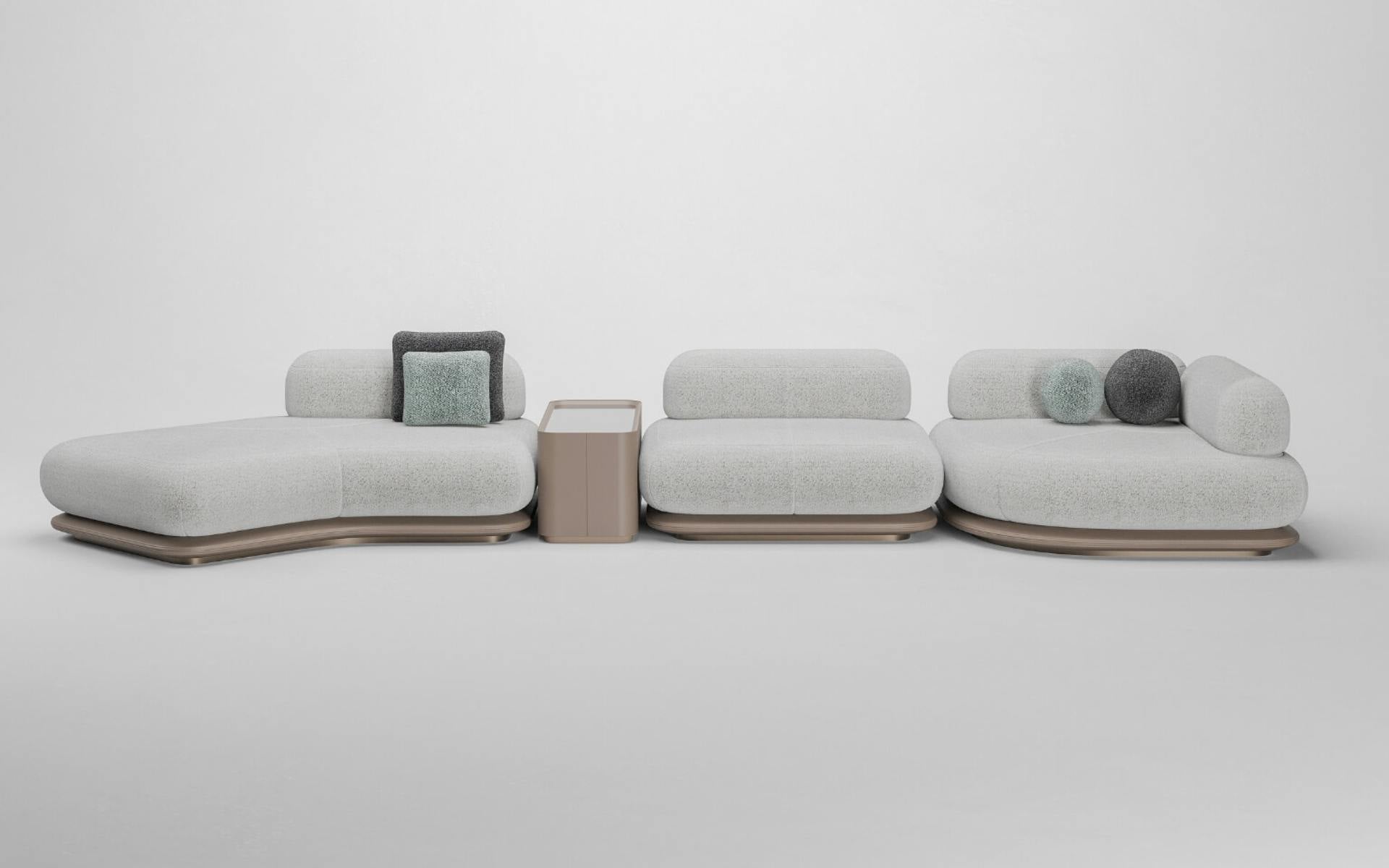 Lena Sofa - Modern Luxury Coastal Chic Lounge