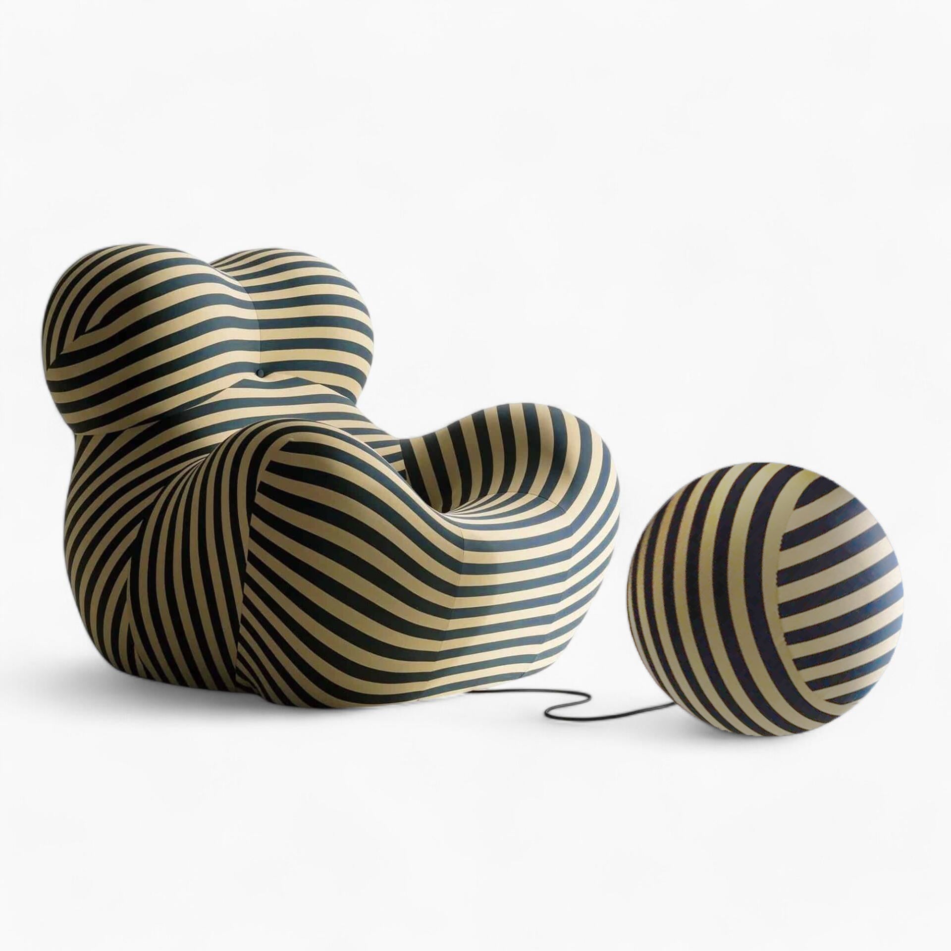 La Mamma Up 5 and Up 6 Replica Chair & Ottoman - Gaetano Pesce Iconic Design