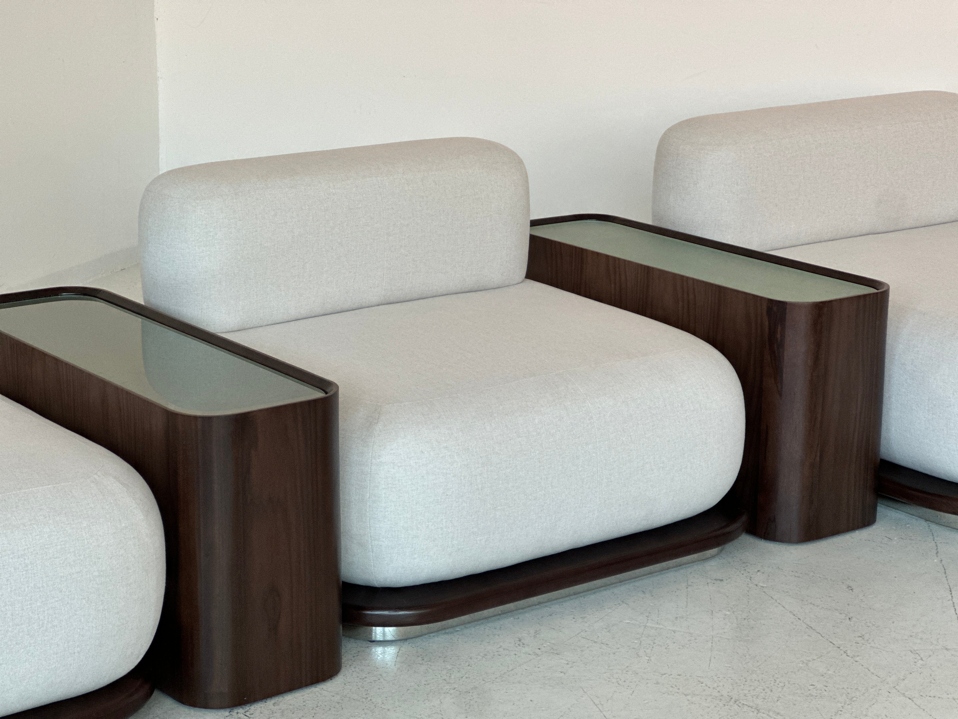 Lena Sofa - Modern Luxury Coastal Chic Lounge