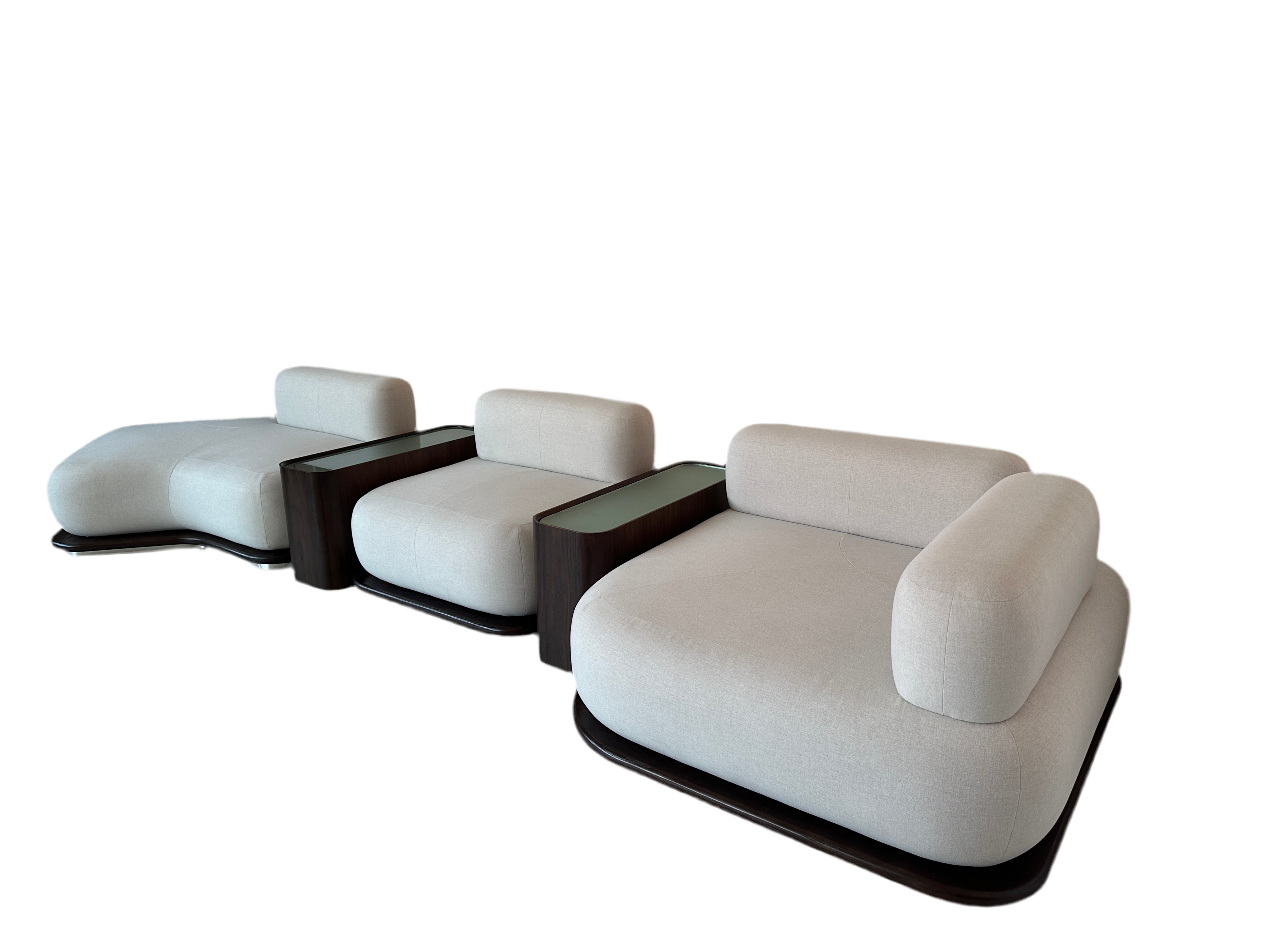 Lena Sofa - Modern Luxury Coastal Chic Lounge