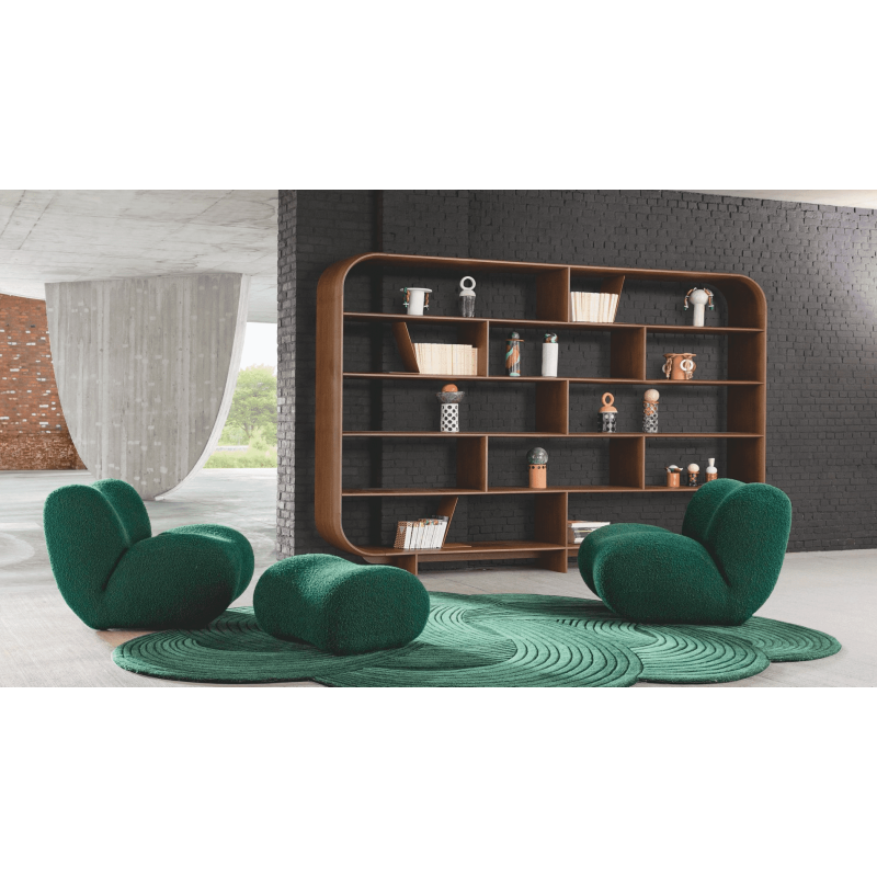 HUBBA Armchair, Ecru Fabric