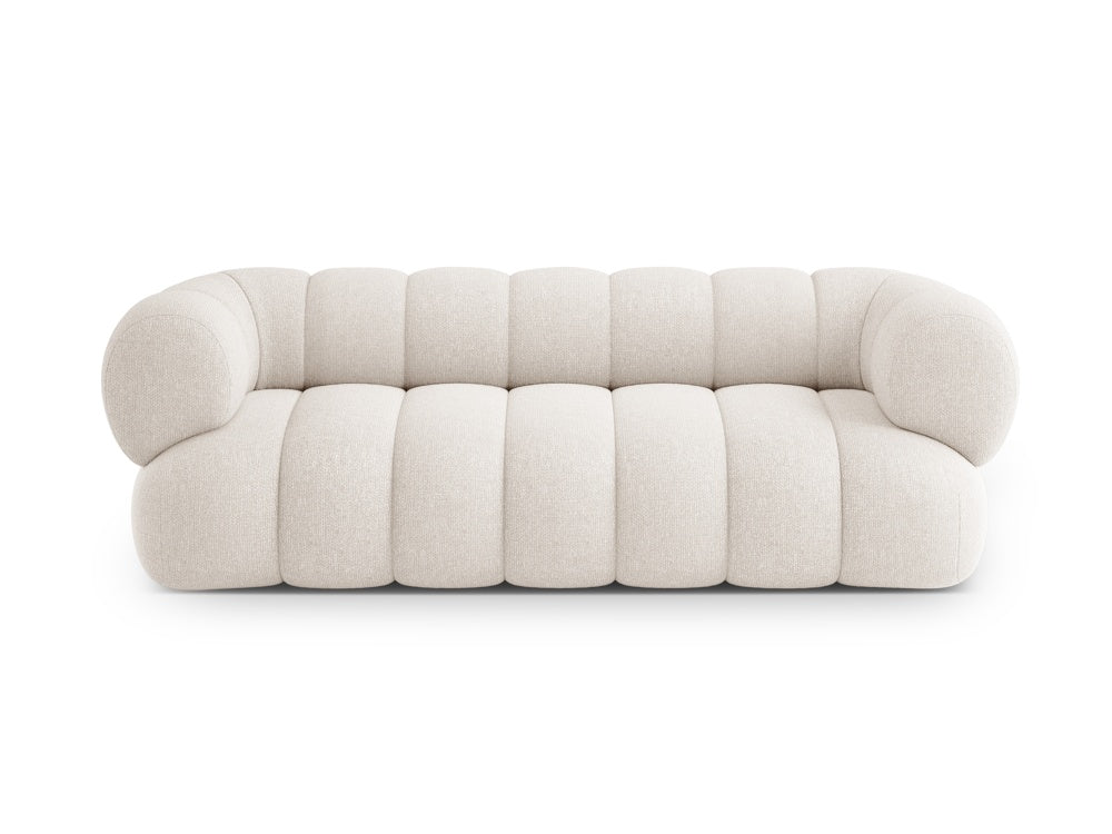 kogesofa-3-seater-sofa-cream-textured-fabric-front-view
