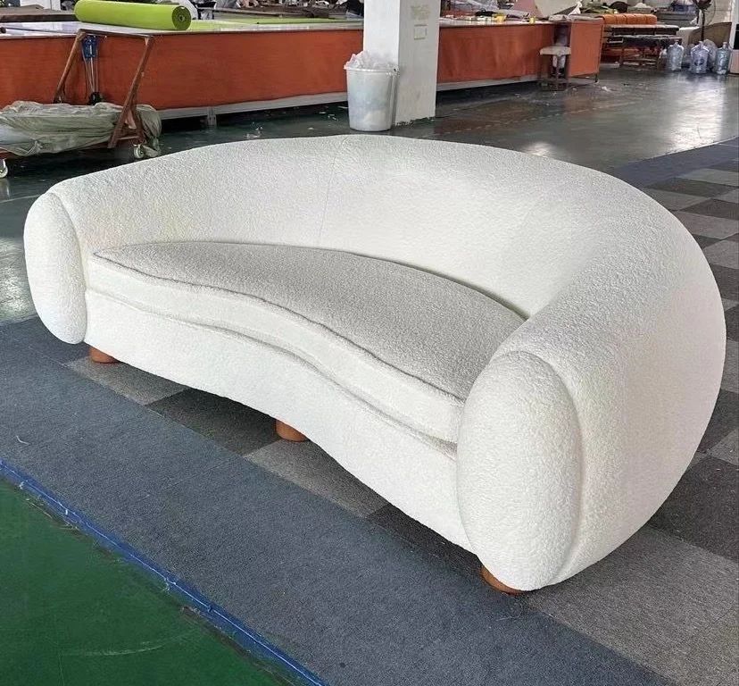 Polar Bear Curved Sofa