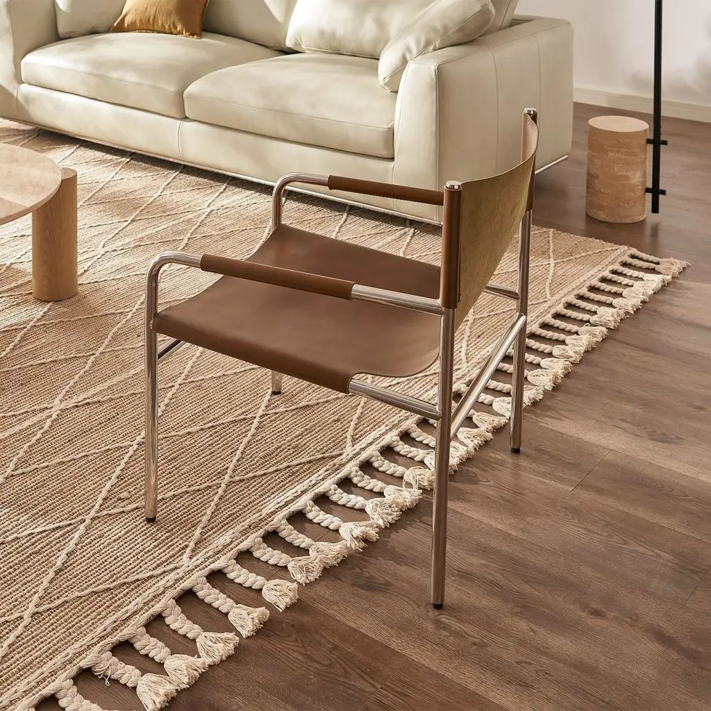 Pascal Leather Sling Armchair