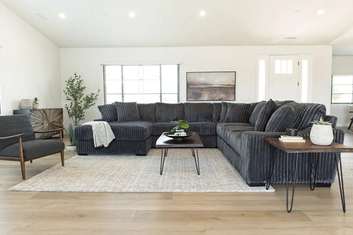 Casper Corduroy Sectional Sofa