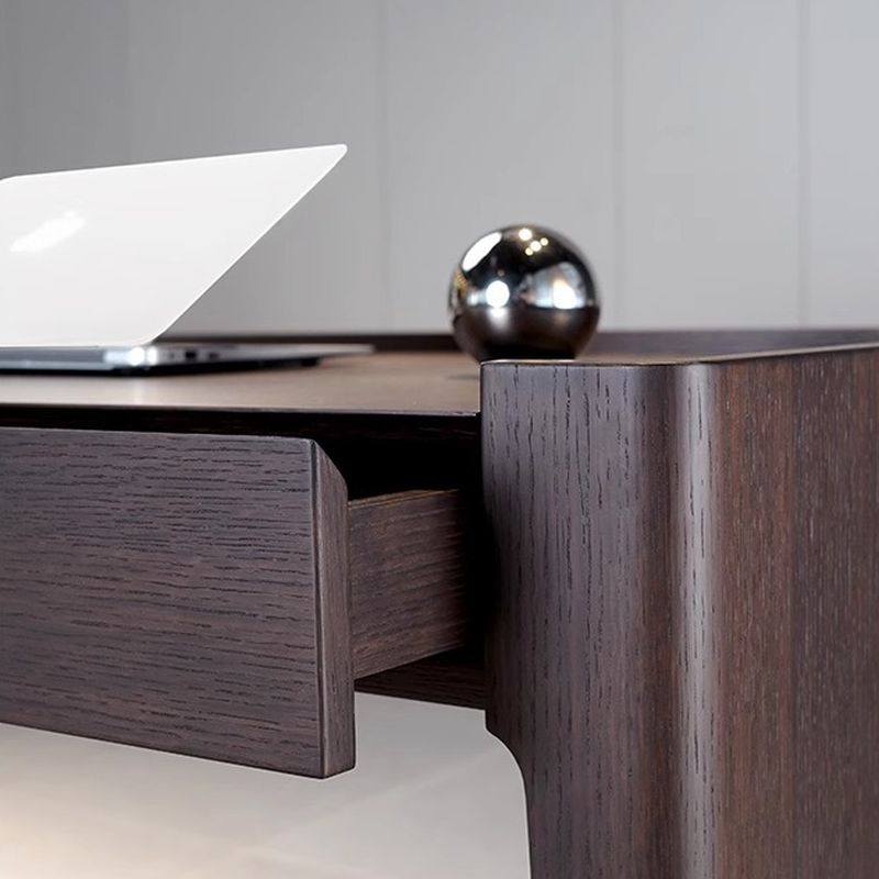 47"×26"×31" Solid Wood Work Desk for Home Office