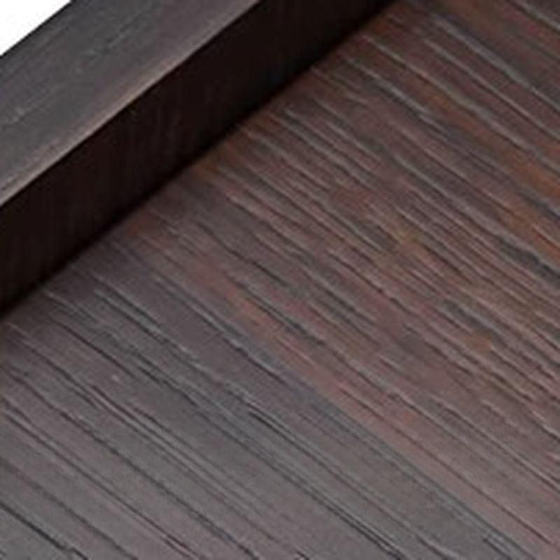 Theo Minimalist Dark Wood Desk