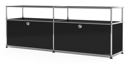 Vintara Design Haller Series Media Console, Minimalist Industrial Style