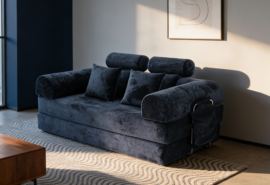 Oversized Convertible Sofa | Modular 2-in-1 Lounge & Guest Bed