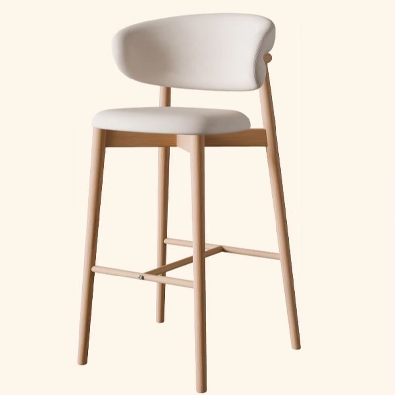 minimalist-curved-back-bar-stool-light-walnut-ash-front-view