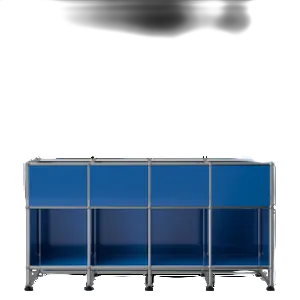 Symbol 3-Compartment Vinyl Record Storage Cabinet