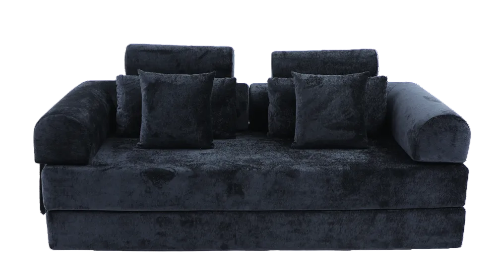 oversized-charcoal-modular-sofa-front-view
