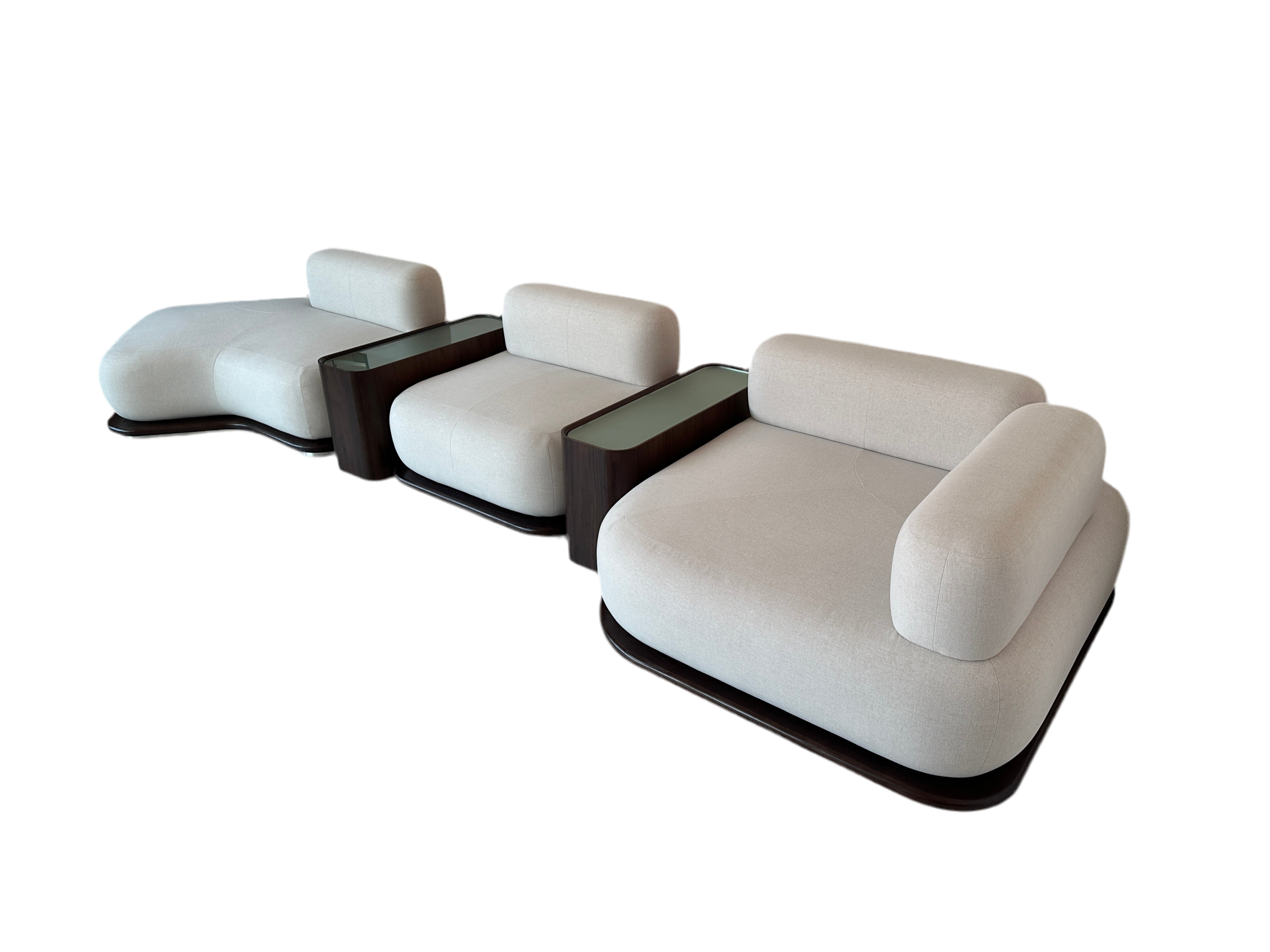 Lena Sofa - Modern Luxury Coastal Chic Lounge
