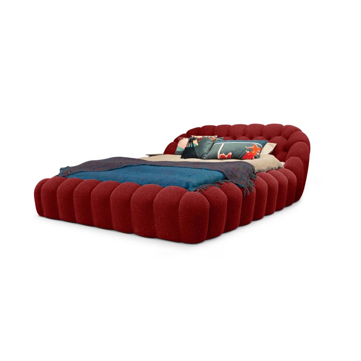 Bubble Bed Frame Boucle