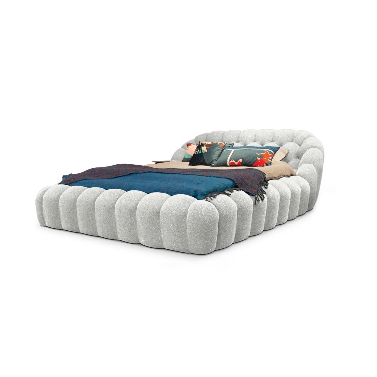 Bubble Bed Frame Boucle