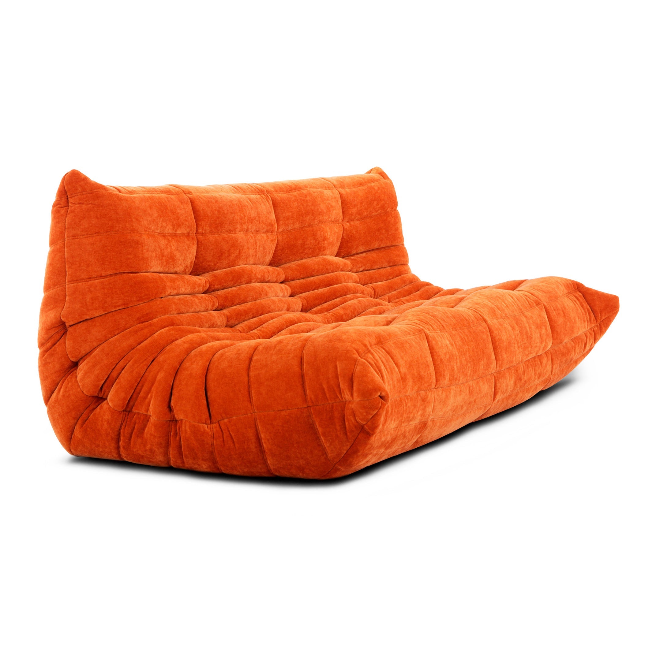 Modular sectional Togo couch, redefining living room comfort.