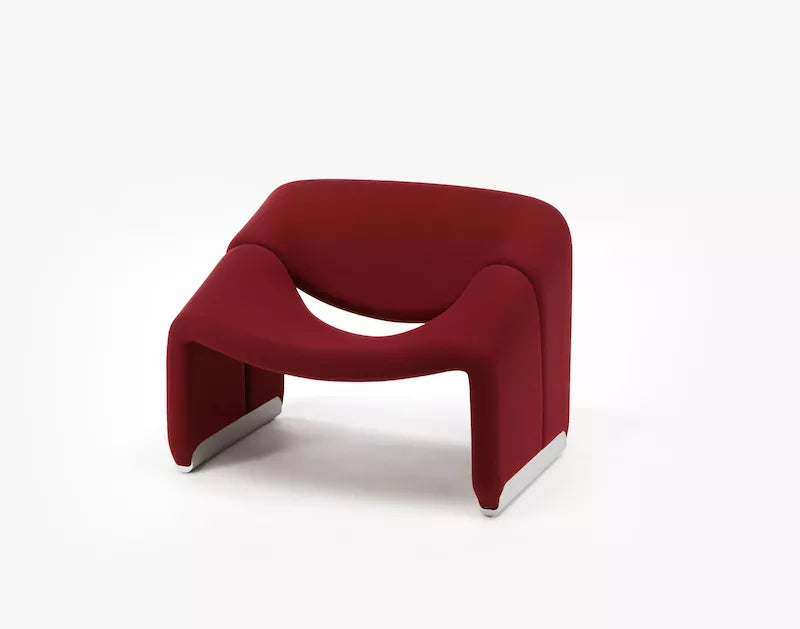 Pair of Pierre Paulin F580 1st Edition Groovy Chairs in Pierre Frey Fabric - Artifort