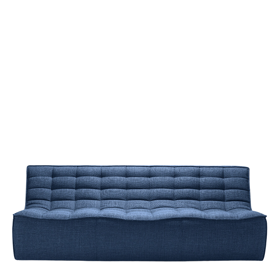 Chic Jacques Deneef sofa, known for its superior craftsmanship and durable design.