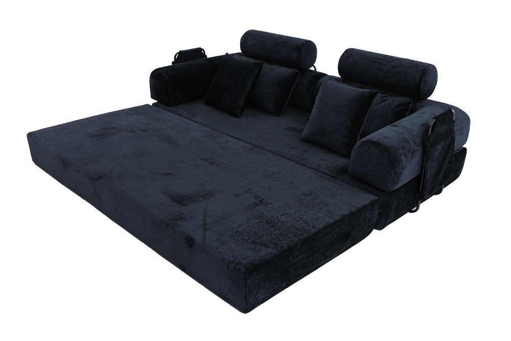 convertible-lounge-sofa-family-movie-night-setup