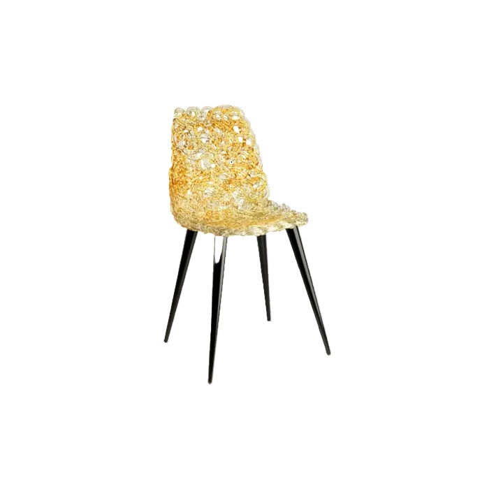 Gina Chair – Sculptural Transparent Resin Statement Chair