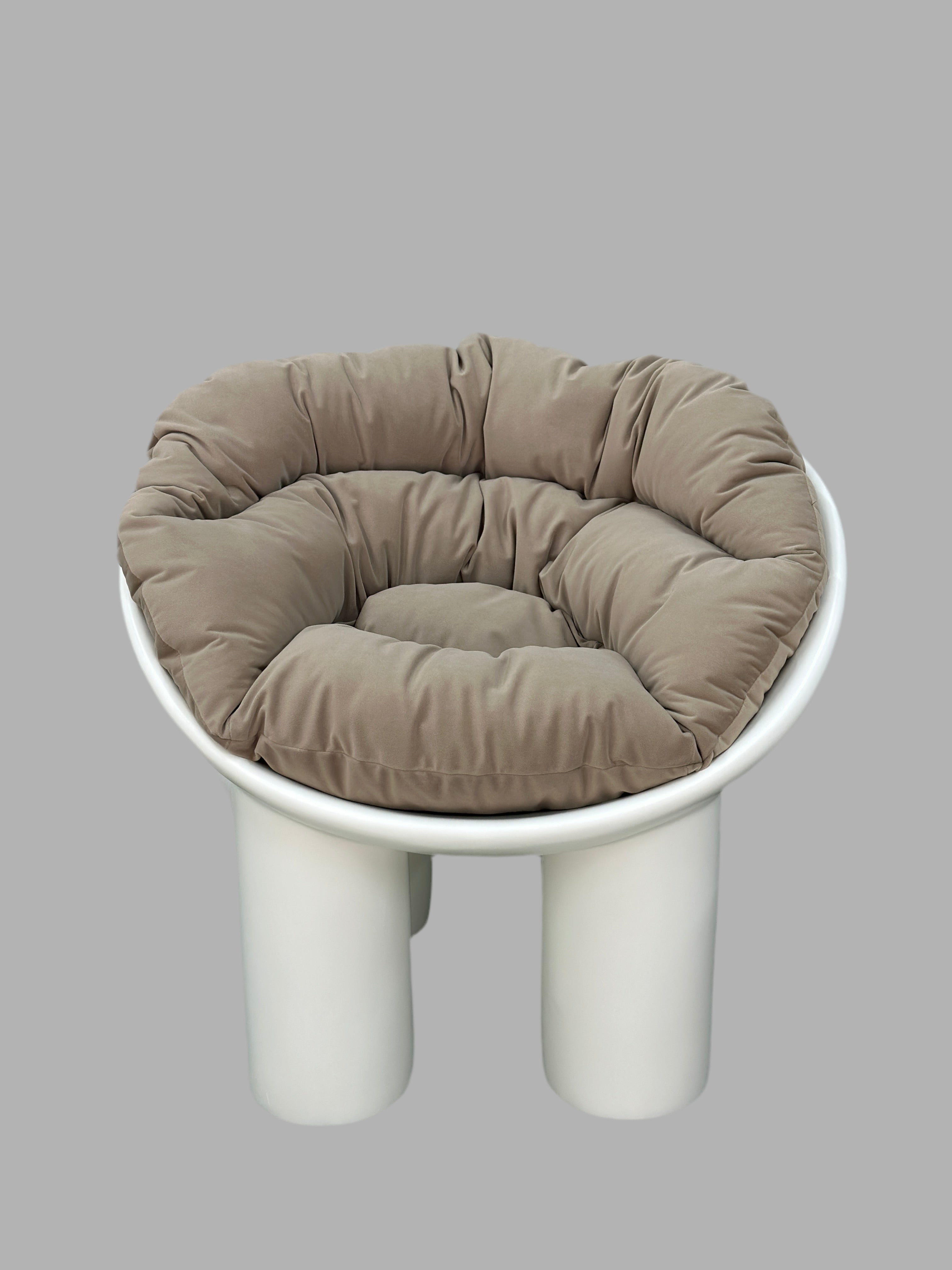 Roly Poly Fiberglass Armchair