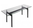 lc6-glass-top-table-front-view-black-frame