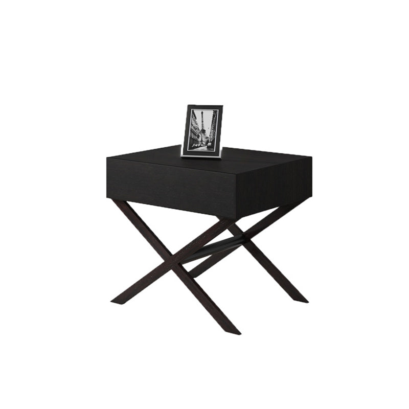 Sculptural Crisscross Leg Side Table