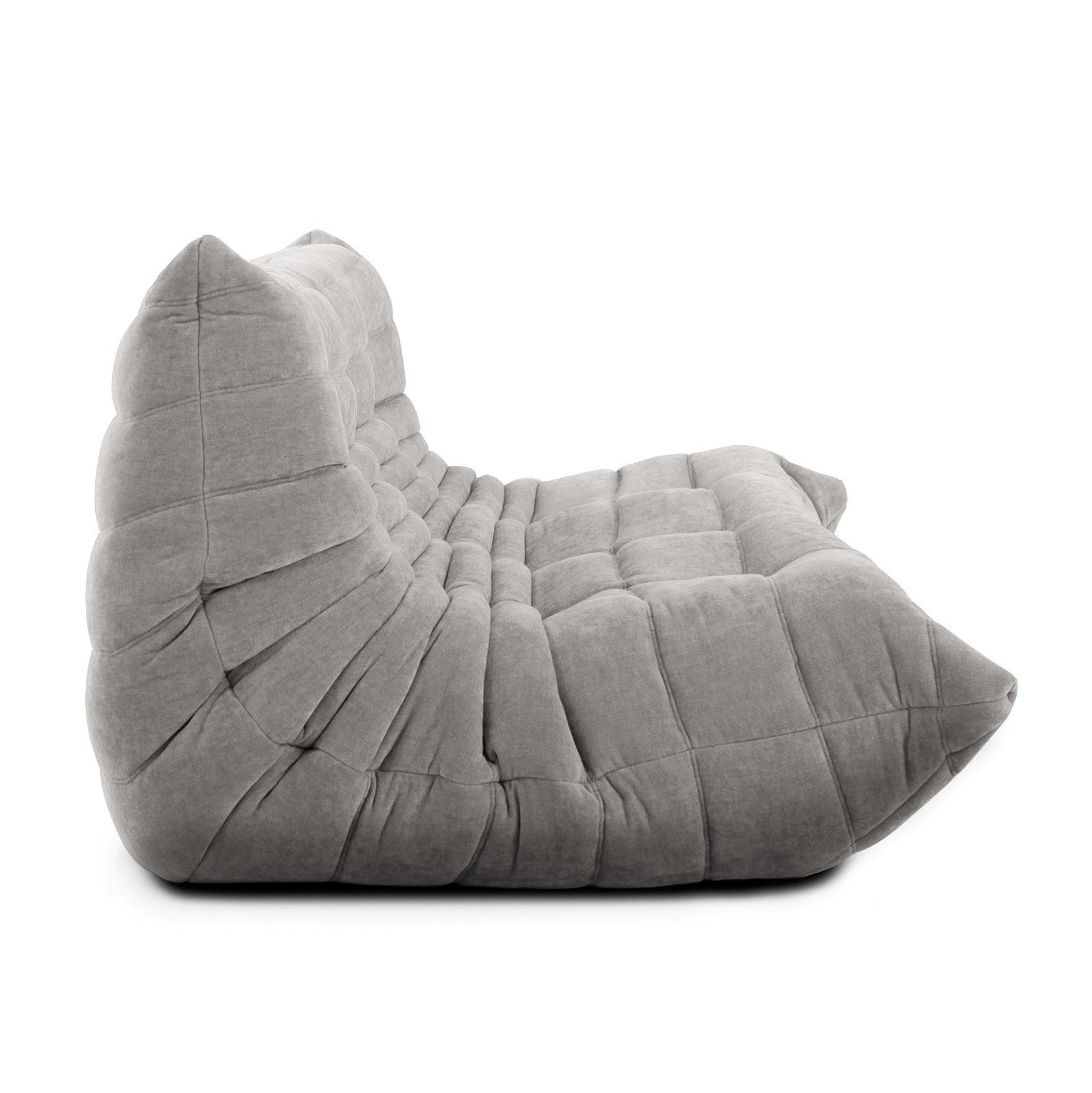 Oversized sectional Togo couch, embodying the spirit of modern lounging.
