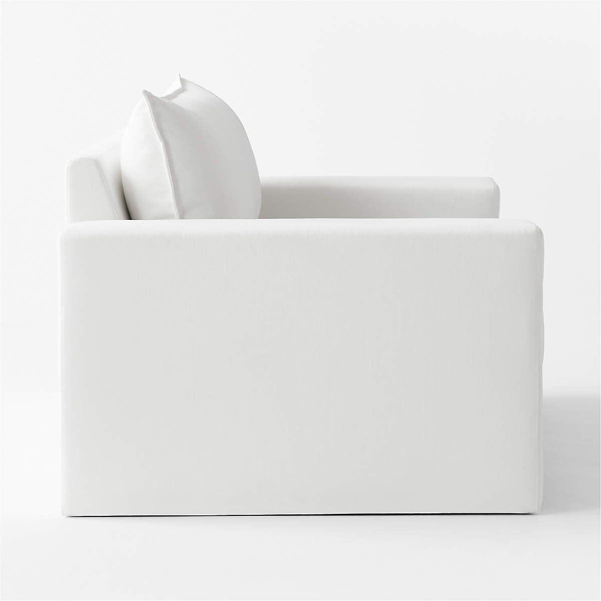 Camden White 3-Seater Sofa