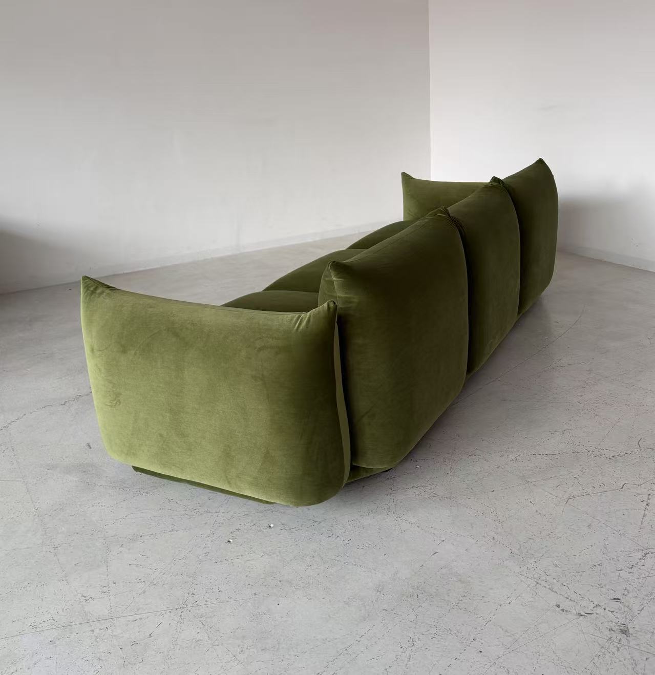 Spice Velvet Marenco Three Seater Sofa