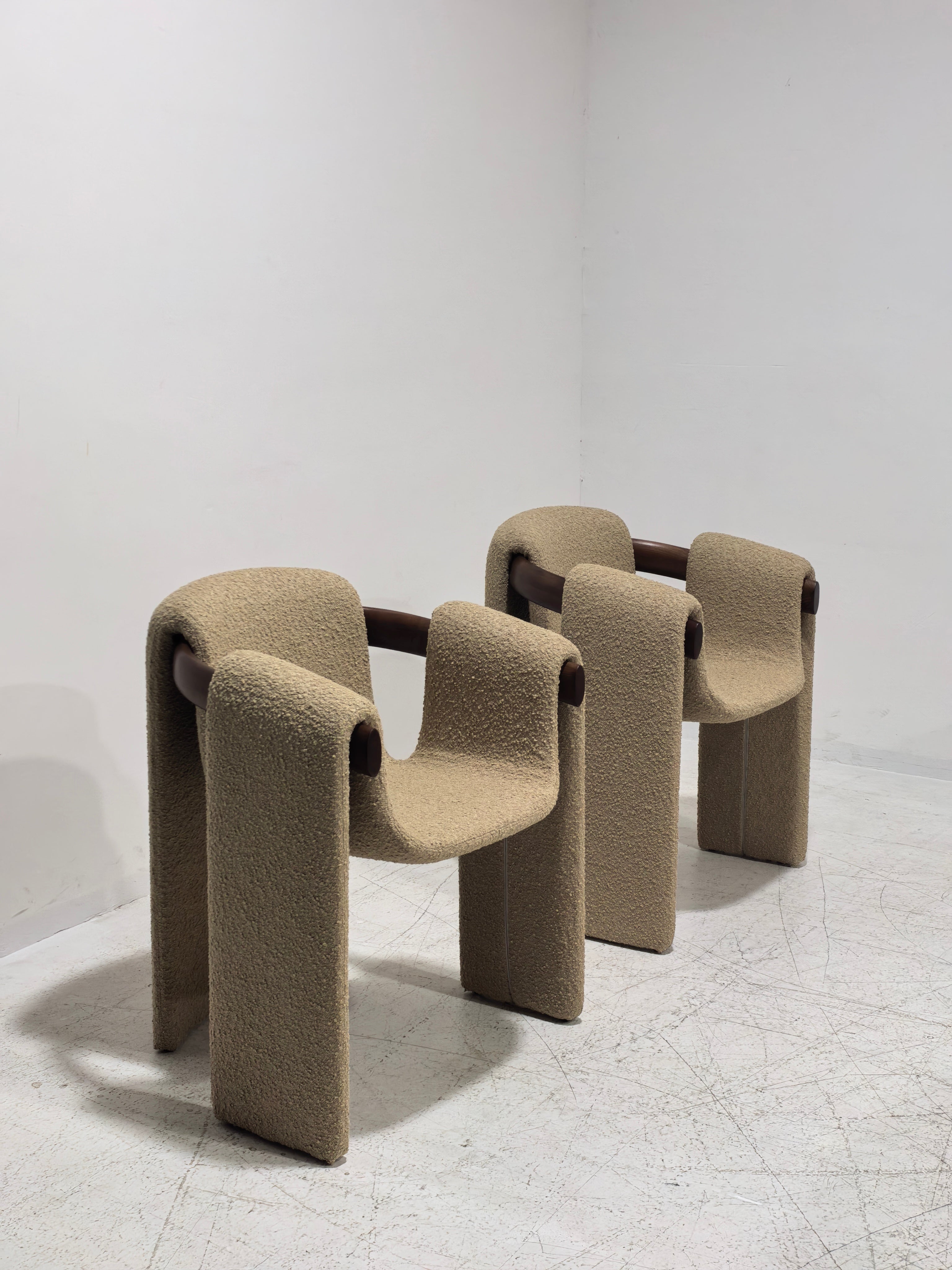 Sari Dining Chair | Vintara Design – Sculptural Bouclé Armchair
