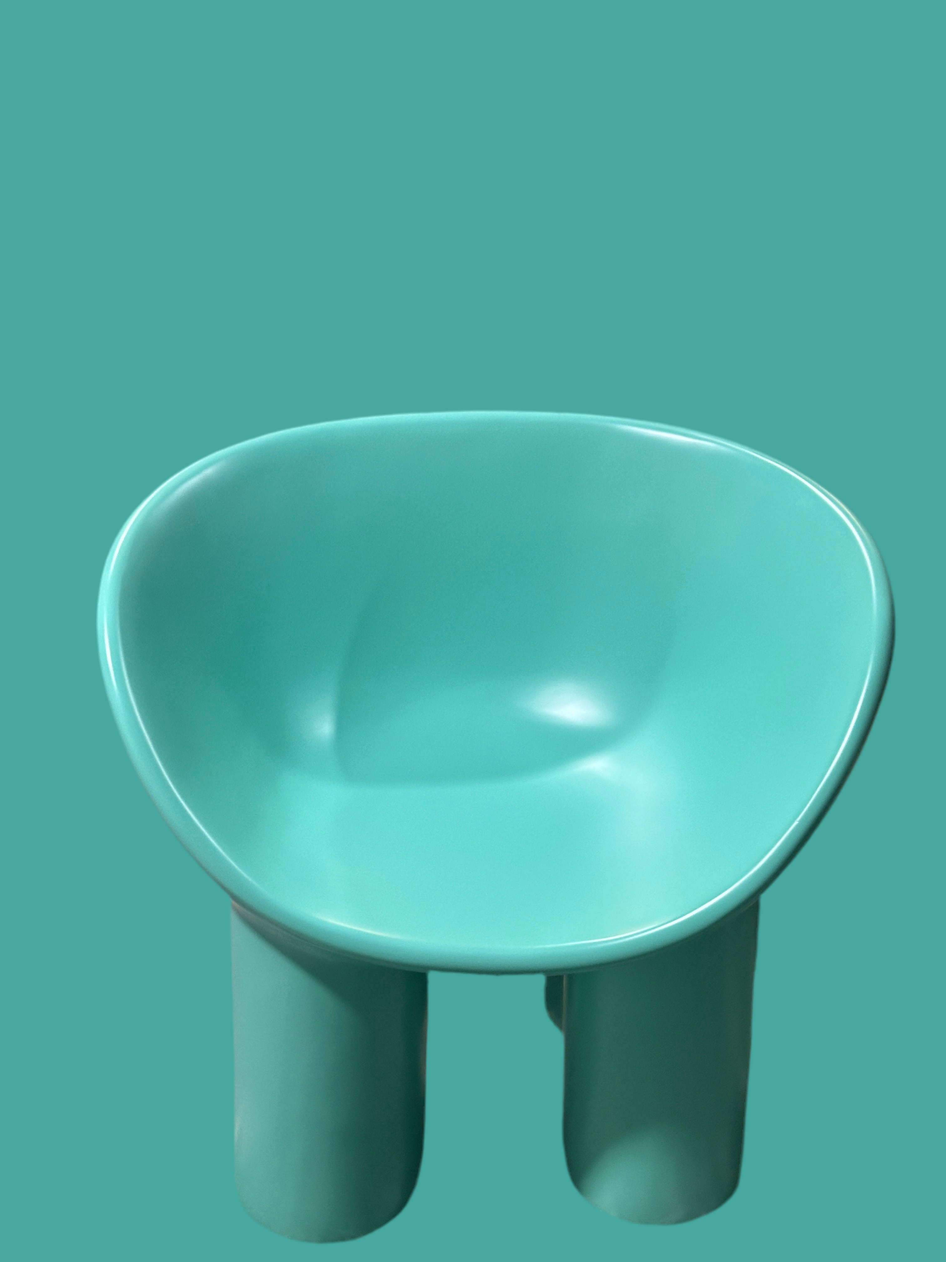 Roly Poly Fiberglass Armchair