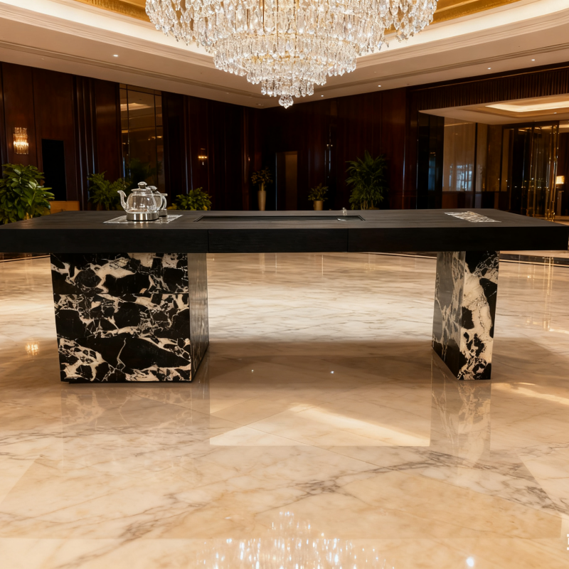 Leonardo Marble Desk by Vintara Design